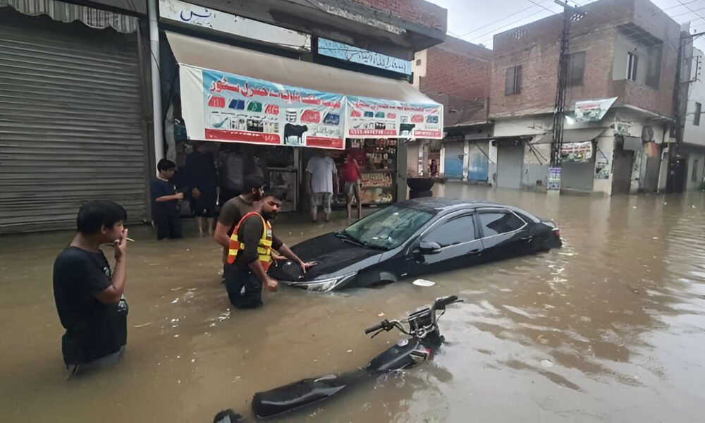 موسلا دھار بارش