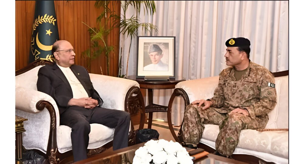 صدر آصف زرداری فیلڈ مارشل عاصم منیر ملاقات